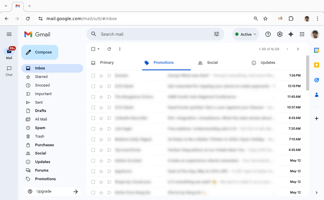 Promotions Tab within Gmail